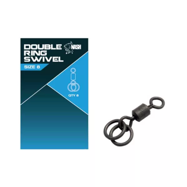 Nash Double Ring Swivel Wartel met Dubbele Ring