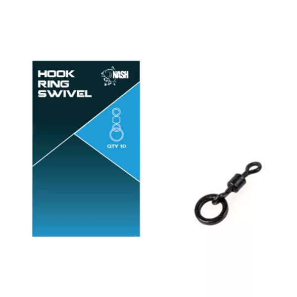 Nash Hook Ring Swivels Wartel met Ring