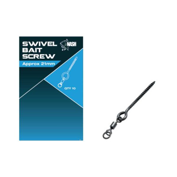 Nash Swivel Bait Screw 21mm Aaspen