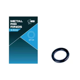 Nash Metal Rig Rings 2.5mm Rigring van Metaal