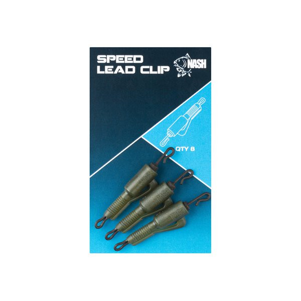 Nash Speed Lead Clip Loodclip 8 stuks