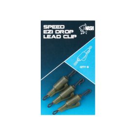Nash Speed Ezi Drop Lead Clip Loodclip 8 stuks