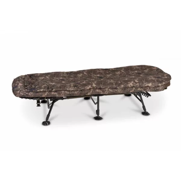 Nash MF60 Indulgence All Seizoen 4-Voud Slaapsysteem 6 Poten 200x77cm Karperbed