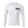 TackleBait Lange mouwen T-shirt met logo, Wit L