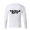 TackleBait Lange mouwen T-shirt met logo, Wit L