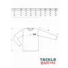 TackleBait Lange mouwen T-shirt met logo, Wit M