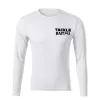TackleBait T-shirt met lange mouwen en logo Wit S