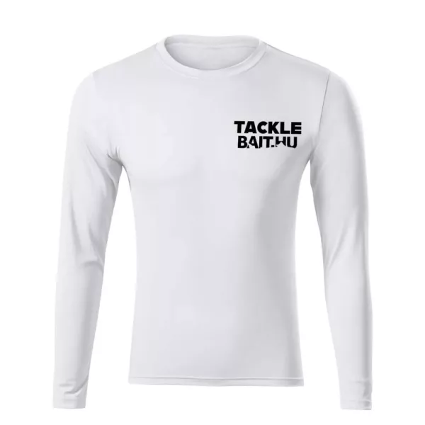 TackleBait T-shirt met lange mouwen en logo Wit S
