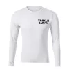 TackleBait Lange mouwen T-shirt met logo, Wit 3XL