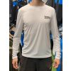 TackleBait Longsleeve T-shirt met logo Wit 4XL