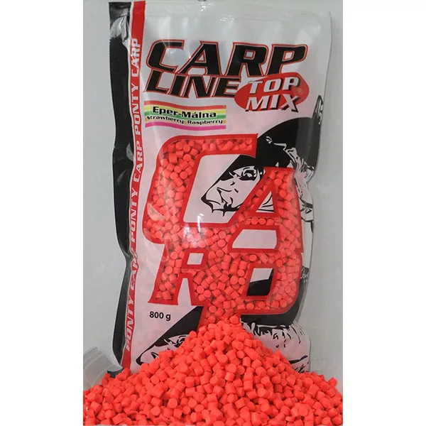 Top Mix Carp Line Aardbei-Framboos Fluoro Voerpellet 800gr