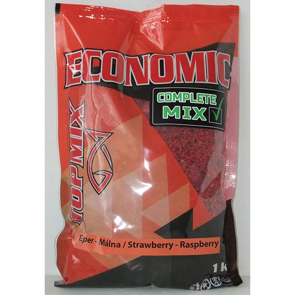 Top Mix Economic Complete-Mix Aardbei-Framboos Voer 1kg