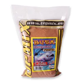 Top Mix Grootkopkarper Feeder Fluo Framboos Voer 800gr