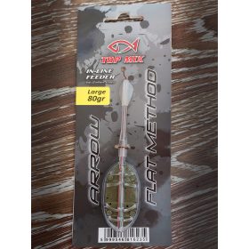 Top Mix L 80gr Arrow Flat Method Feeder Voerkorf