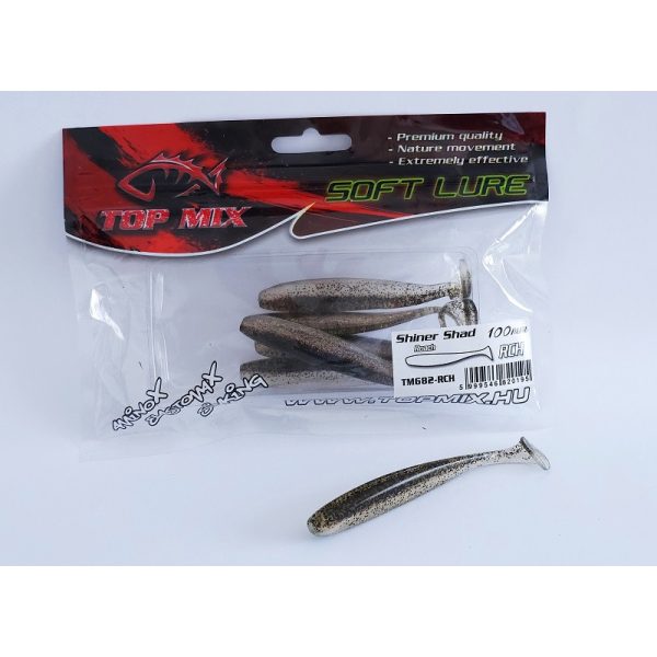 Top Mix Shiner Shad Voorn 10,0cm Plastic Kunstaas 6db