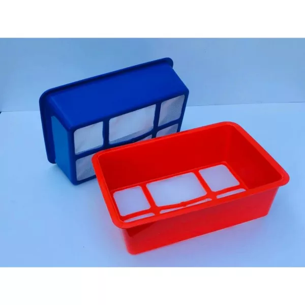 TOP-MIX Plastic aasschaal met zeefbodem, 20x30x10cm