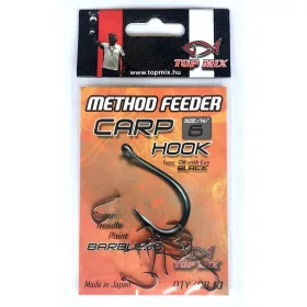   Top Mix Method Feeder Carp 8 Oog, Weerhaakloze Karperhaak 10 st.