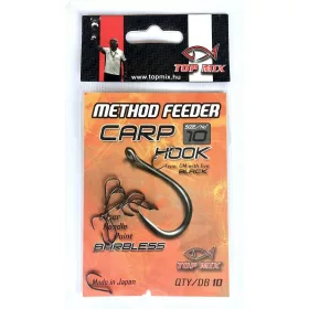   Top Mix Method Feeder Carp 10 Oog, Weerhaakloze Karperhaak 10 st.