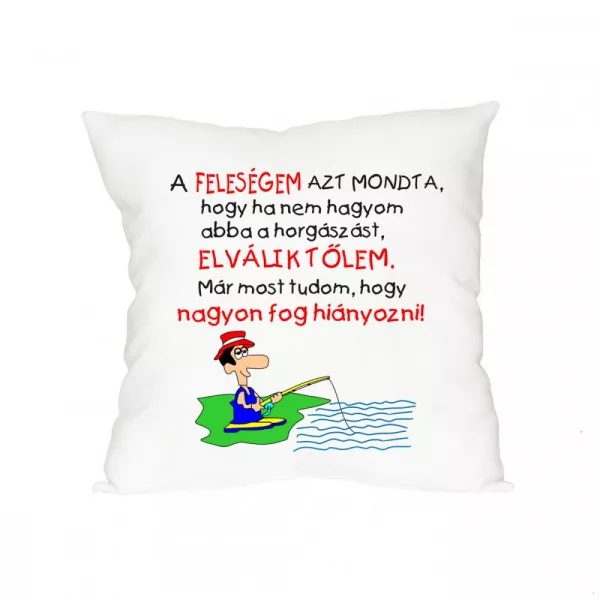 Kussen Mijn vrouw zei dat als...