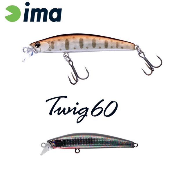 Ima Twing 60S 6cm 6,5gr 008 Titanium Black Red Berry Wobbler