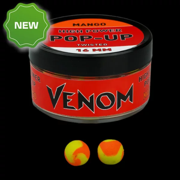Feedermánia Venom High Power Pop-Up 16mm Mango Voerboilie
