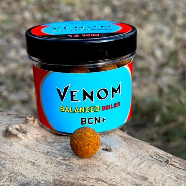 Feedermánia Venom Balanced Boilies BCN+ 16mm Zinkend Haakaas 100gr