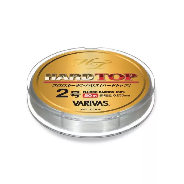 Varivas Hard Top Fluorocarbon Leader 50m 0,235mm 4,5kg Fluorocarbon Voorlijndraad