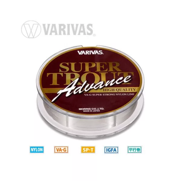 Varivas Super Trout Advance Nylon 100m 0,185mm 6lb Monofilament Hoofdlijn