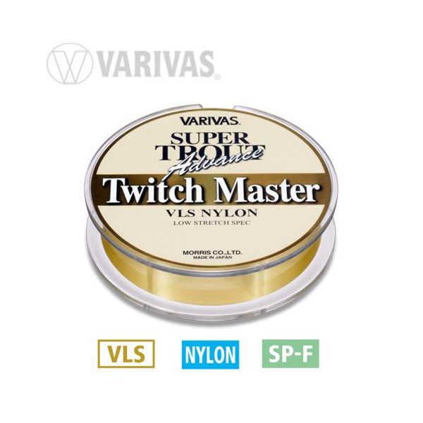 Varivas Super Trout Twitch Master 100m 0,215mm 8lb Gold Monofil Hoofdlijn