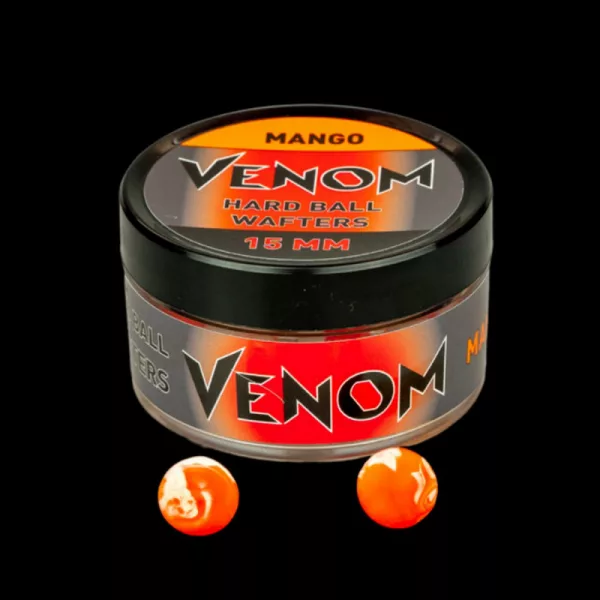 Feedermánia Venom Hard Ball Wafters 15mm Mango Voerboilie