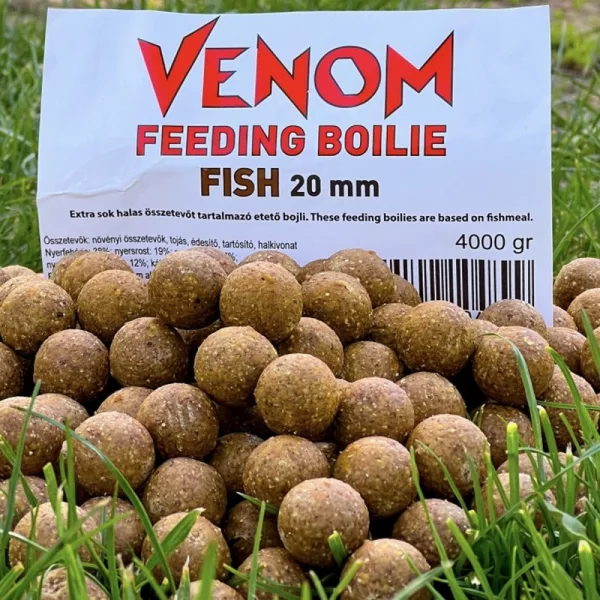 Feedermánia Venom Feeding Boilie Fish 20mm 4000gr Voerboilie