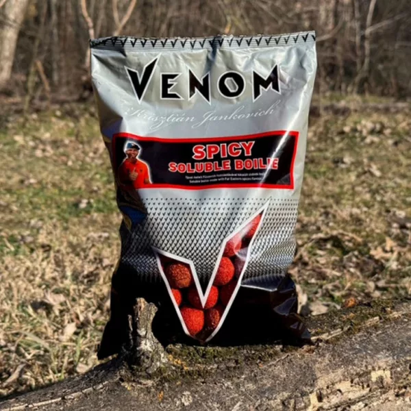 Venom Soluble Boilie 20mm Spicy Oplosbare Boilie 900gr