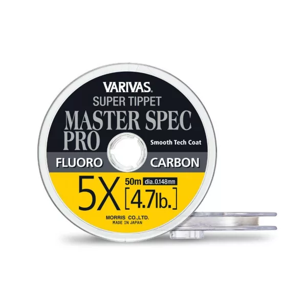 Varivas Super Tippet Master Spec Pro Fluorocarbon 5X 50m 0,148mm 4,7lb Vliegvissen Onderlijn