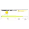 Varivas Taps Toelopende Onderlijn Tapered Leader Super Yamame Flat Butt ST 4,57m 0,18mm 5X Flash Yellow Vliegvis Onderlijn