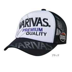 Varivas Breathable Mesh Cap Black Baseball Pet