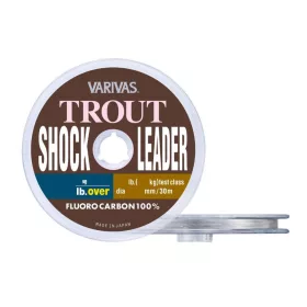   Varivas Trout ShockLeader Fluorocarbon 30m 0,165mm 4lb Fluorocarbon Voorslaglijn
