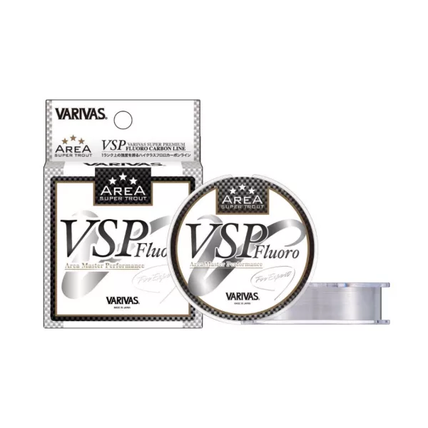 Varivas Super Trout Area VSP Fluorocarbon 100m 0,090mm 1,5lb Fluorocarbon Hoofdsnoer