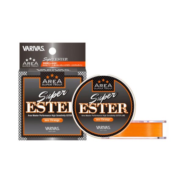 Varivas Super Trout Area Super Ester Neo Orange 140m 0,104mm 2,1lb Monofil Hoofdlijn
