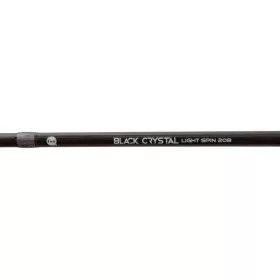 Mikado Black Crystal L Spin 3-15gr 2,08m 1-delige Spinhengel