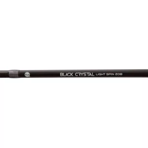 Mikado Black Crystal L Spin 3-15gr 2,08m 1-delige Spinhengel