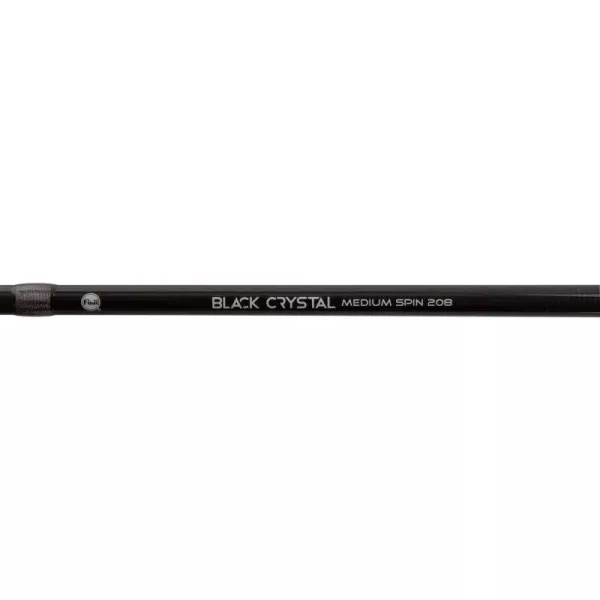 Mikado Black Crystal M Spin 4-18gr 2,38m 1-delige Spinhengel