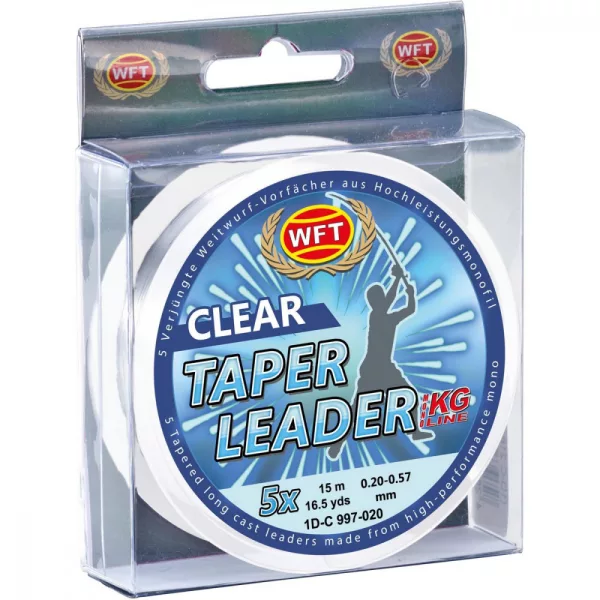 WFT Taper Leader Clead verdikkende voorslaglijn 5x15m
