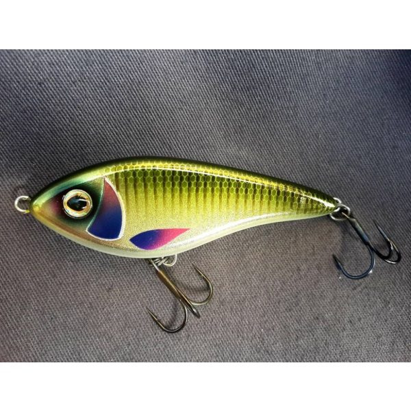 WESTIN Swim Glidebait 10cm 34 g Sinking Olds Green Gold Wobbler