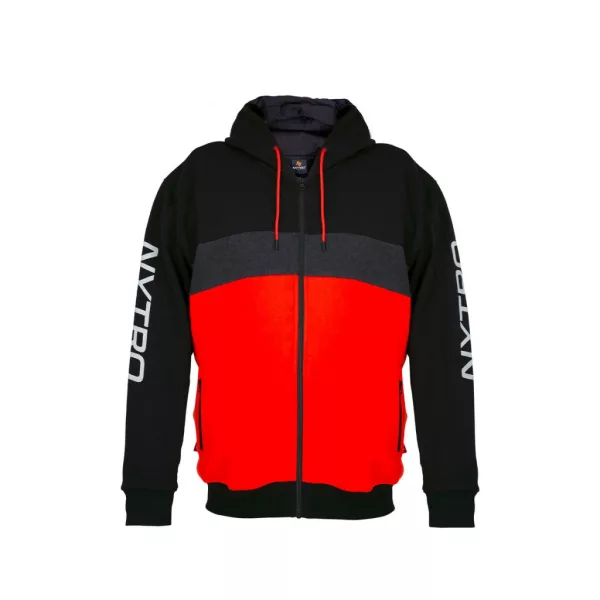 Nytro Zipped Hoody Tri-Color Hoodie met rits L