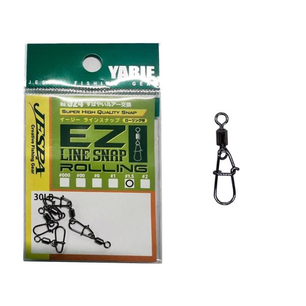 Yarie 524 EZ Line Snap #2 46lb Wartelhaak 5 stuks