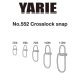 Yarie 552 Crosslock Snap 70lb Sluiting 9stuks