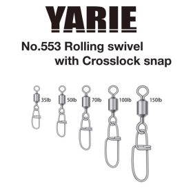 Yarie 553 Crosslock Snap 35lb Wartel 6 stuks