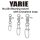 Yarie 554 Crosslock Bearing Swivel 50lb Wartel 3 stuks