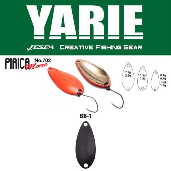 Yarie 702 Pirica More 1,0gr BB1 Black Lepel
