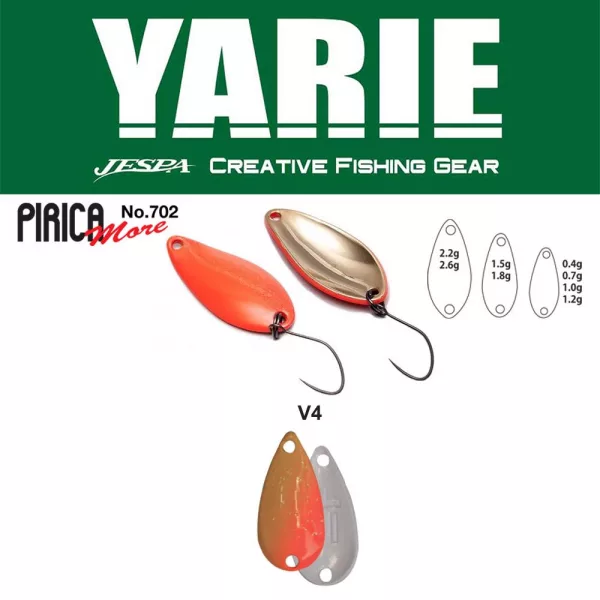 Yarie 702 Pirica More 1,0gr V4 MG Ice Lepel Kunstaas
